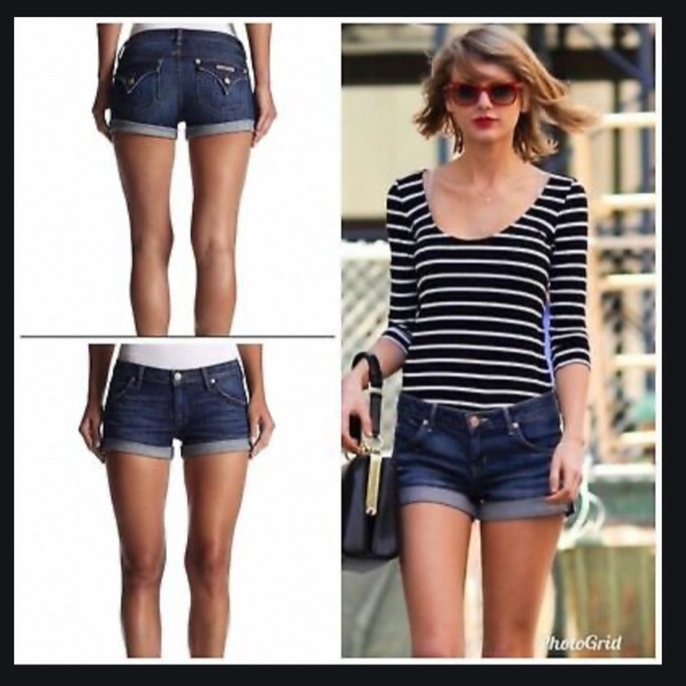 Hudson Hampton Cuffed Jean Shorts NWT
